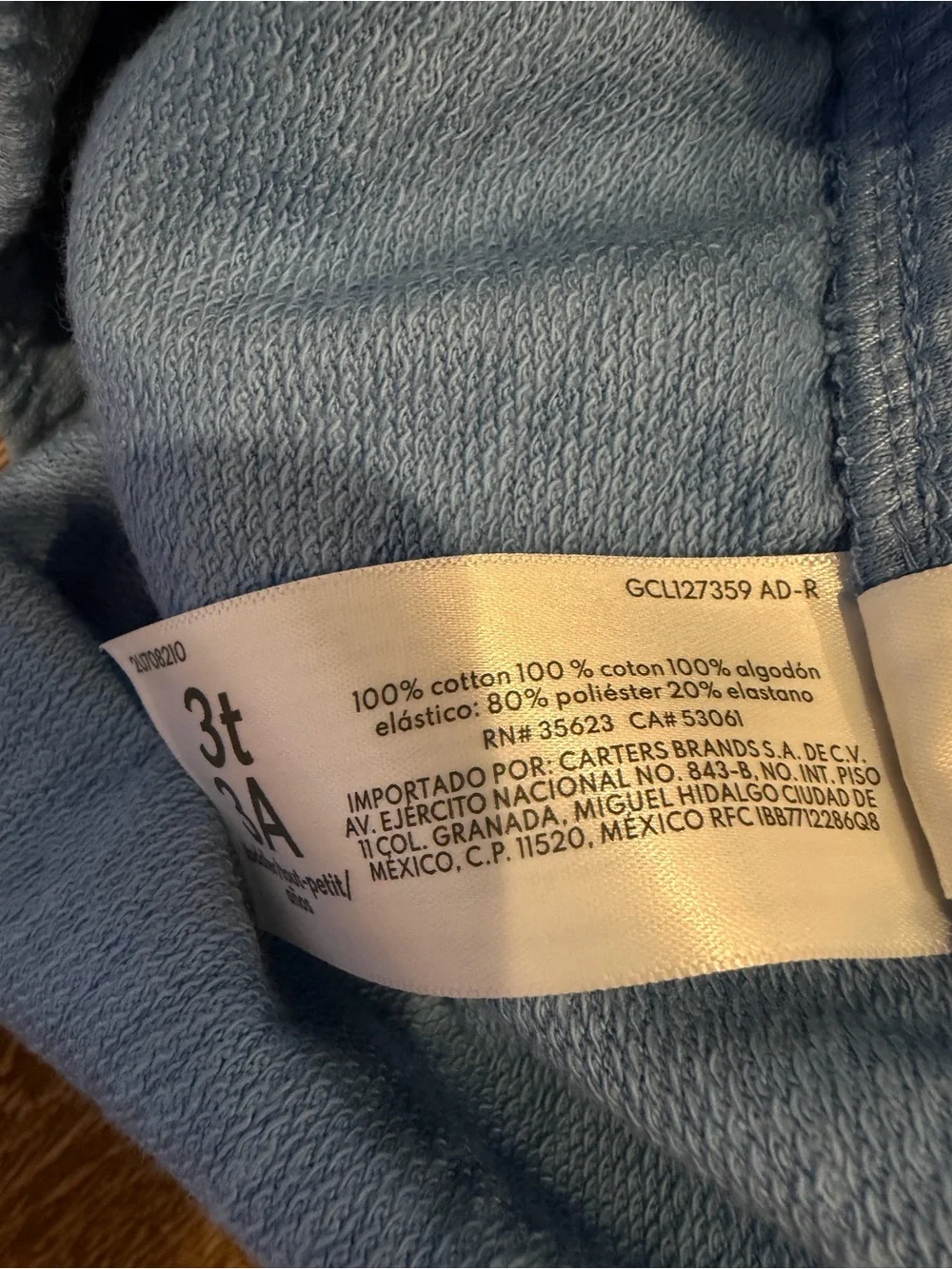 NEW! Carter's Blue Sailboat Short Pajama Set Size 3